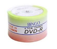 دی وی دی خام بینگو مدل DVD-R بسته 50 عددی